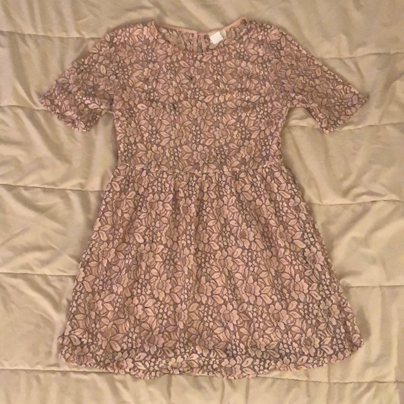one clothing Dresses & Skirts - Light Pink Flowered Dress one clothing Dresses & Skirts - Light Pink Flowered Dress